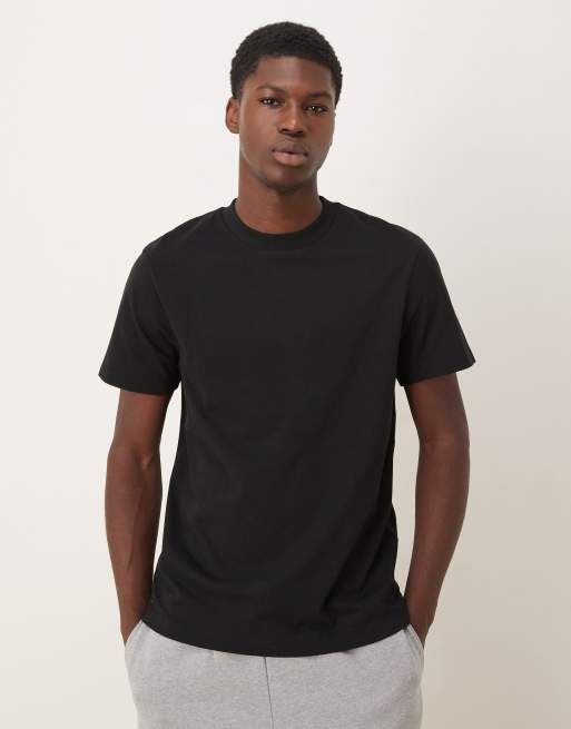 ASOS DESIGN – Svart t-shirt med stjärnhimmelstryck baktill, 3 av 5