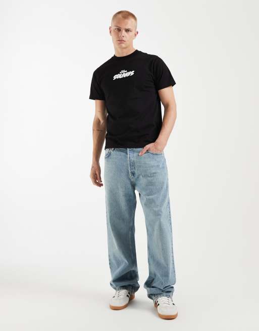 ASOS DESIGN – Svart t-shirt med text, 2 av 5