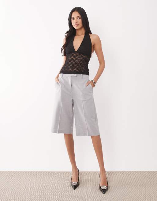 ASOS DESIGN – Svart topp i spets med halterneck, 2 av 4