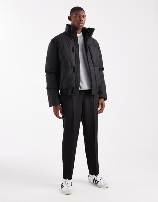 ASOS DESIGN – Svart, vadderad jacka, 2 av 5