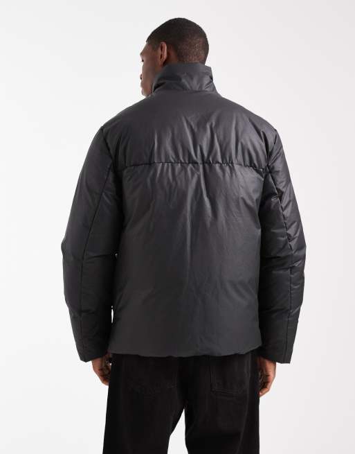 ASOS DESIGN – Svart, vadderad jacka, 3 av 5