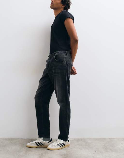 ASOS DESIGN – Svarta avsmalnande jeans med stretch, 3 av 5