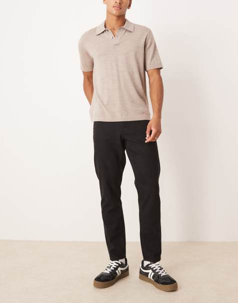 ASOS DESIGN – Svarta avsmalnande jeans - view 1