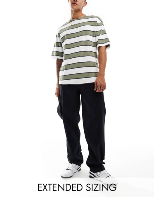 ASOS DESIGN – Svarta baggy byxor
