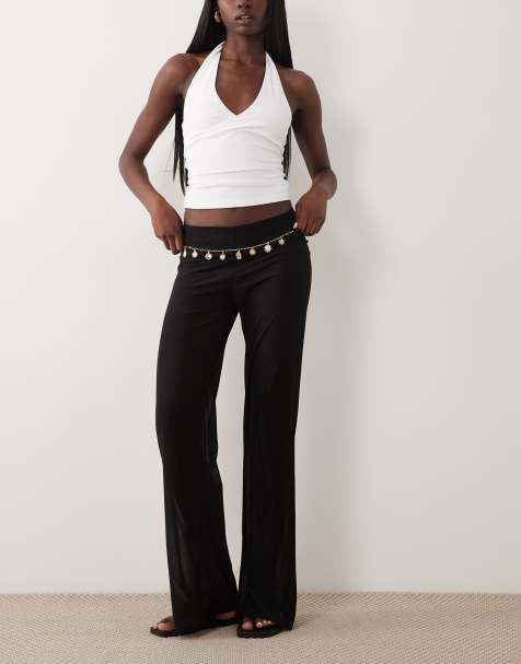 ASOS DESIGN – Svarta byxor, del av set - view 1