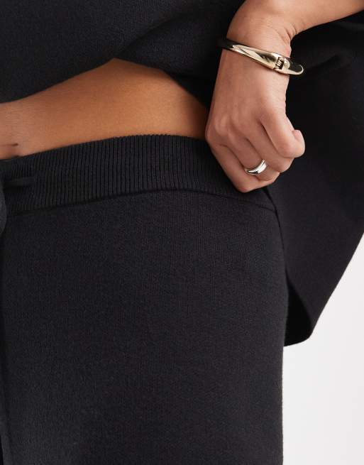 ASOS DESIGN – Svarta byxor med vida ben, del av set, 5 av 11
