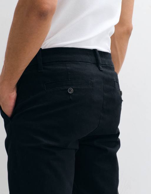 ASOS DESIGN – Svarta chinos med extra smal passform, 5 av 5