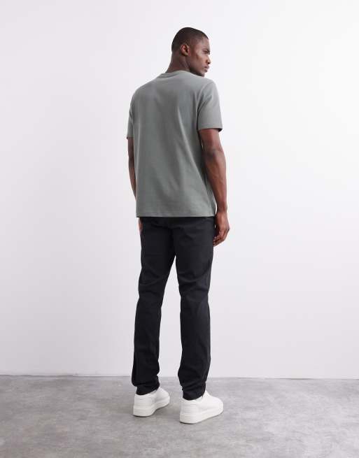 ASOS DESIGN – Svarta chinos med smal passform, 3 av 6