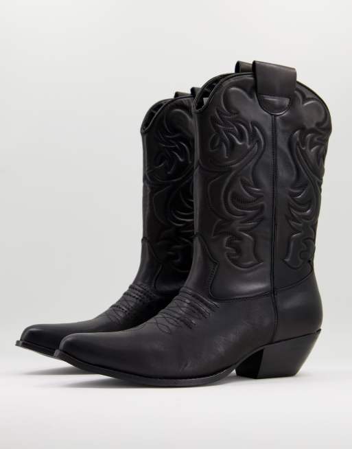 cali leather boot asos