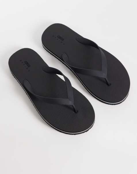 ASOS DESIGN – Svarta, enkla flip flops - view 1