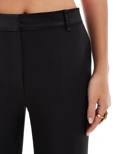 ASOS DESIGN – Svarta, figursydda smokingbyxor med raka ben, del av set, 5 av 5
