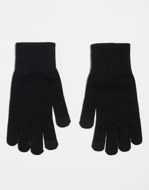 ASOS DESIGN – Svarta fingervantar för touchscreen