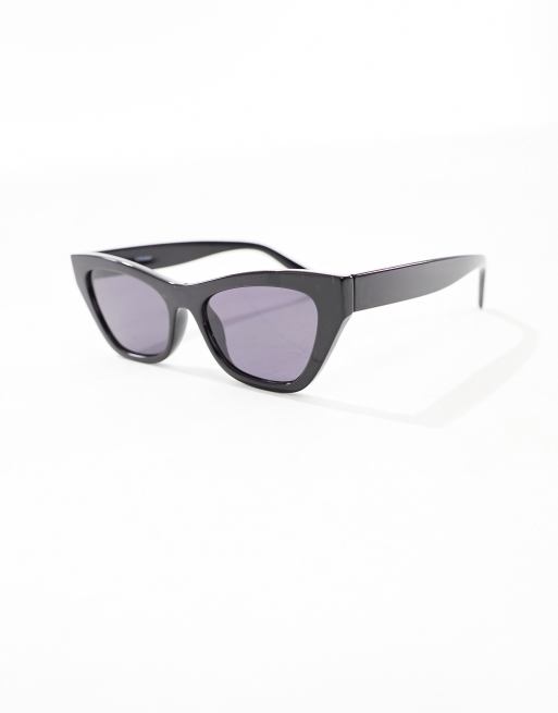 ASOS DESIGN – Svarta, fyrkantiga cat eye-solglasögon, 2 av 4