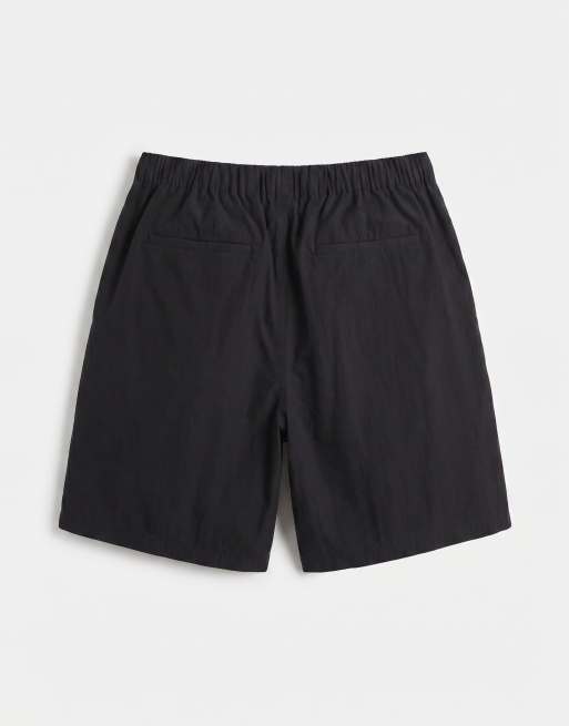 ASOS DESIGN – Svarta, mellanlånga jorts i nylon med skärp, 7 av 9