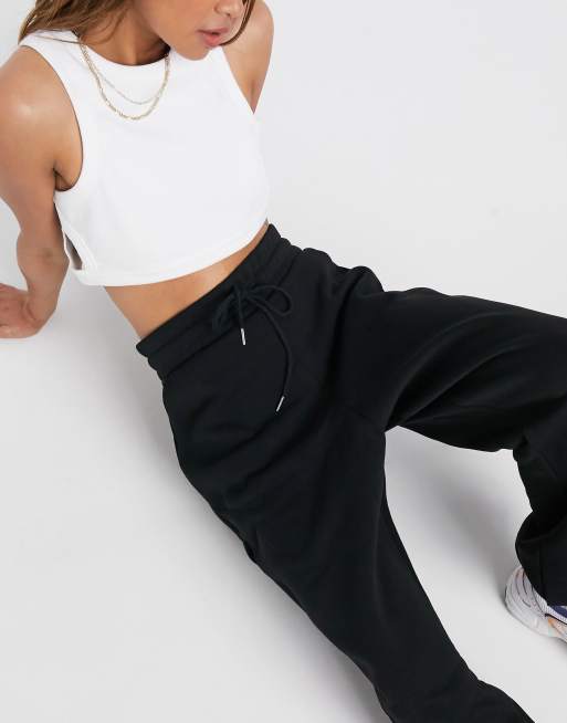 ASOS DESIGN – Svarta mjukisbyxor i extra oversize-modell, 4 av 4