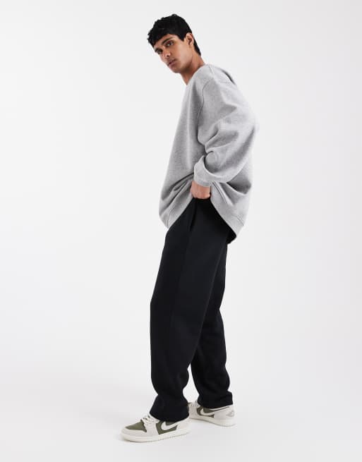 ASOS DESIGN – Svarta mjukisbyxor med raka ben, 3 av 5