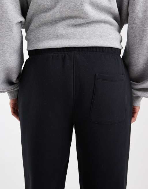 ASOS DESIGN – Svarta mjukisbyxor med raka ben, 4 av 5
