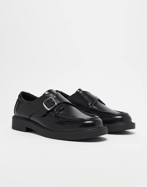 ASOS DESIGN – Svarta munkskor med grov sula, 2 av 5