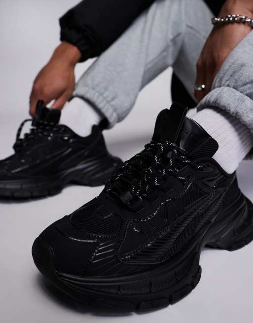 ASOS DESIGN – Svarta och vita, grova sneakers, 3 av 5