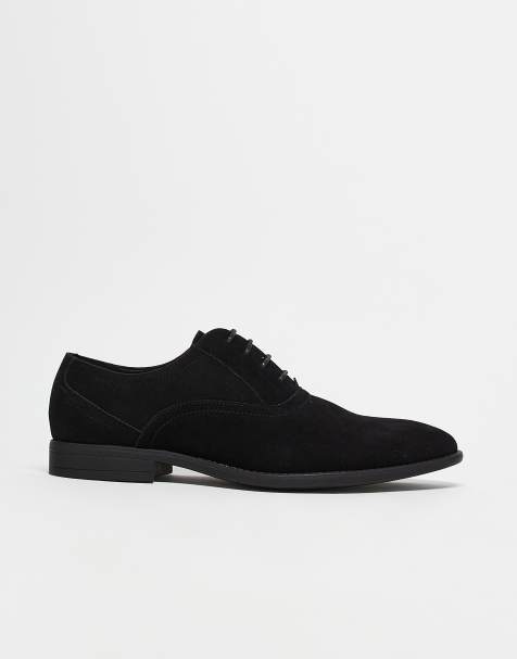 ASOS DESIGN – Svarta oxfordskor i mockaimitation - view 1