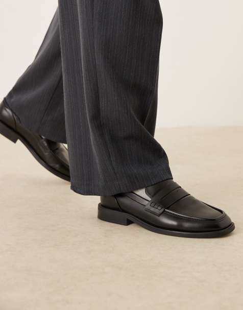 ASOS DESIGN – Svarta pennyloafers - view 1
