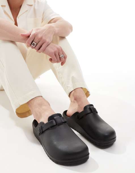 ASOS DESIGN – Svarta sandaler med öppen häl - view 1