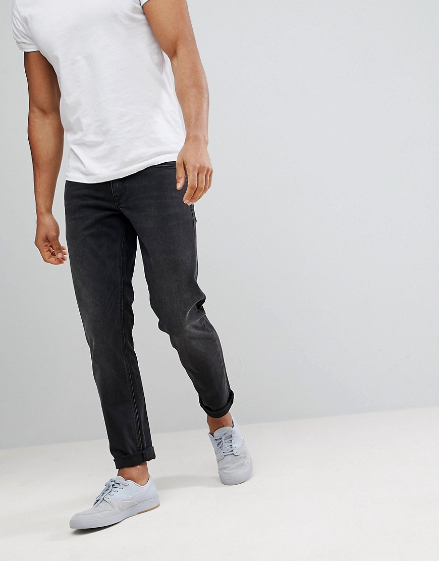 ASOS DESIGN – Svarta slim jeans