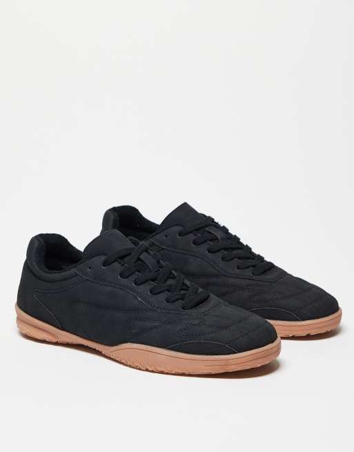 ASOS DESIGN – Svarta sneakers med naturvita sömmar, 2 av 4