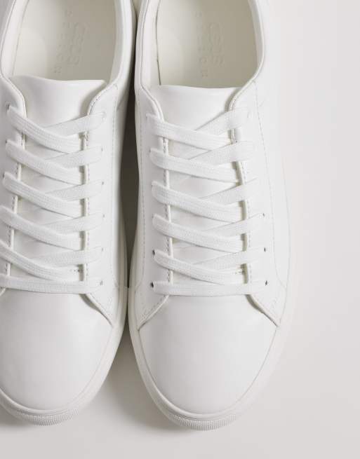 ASOS DESIGN – Svarta sneakers med snörning och sprund vid hälen, 2 av 5