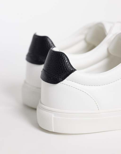ASOS DESIGN – Svarta sneakers med snörning och sprund vid hälen, 3 av 5