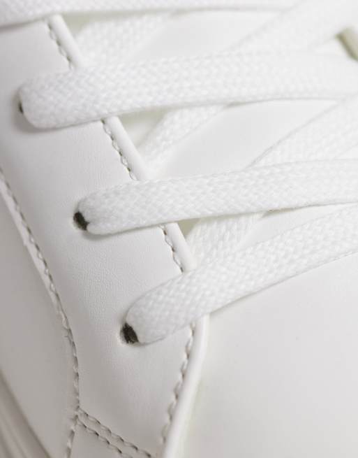 ASOS DESIGN – Svarta sneakers med snörning och sprund vid hälen, 4 av 5