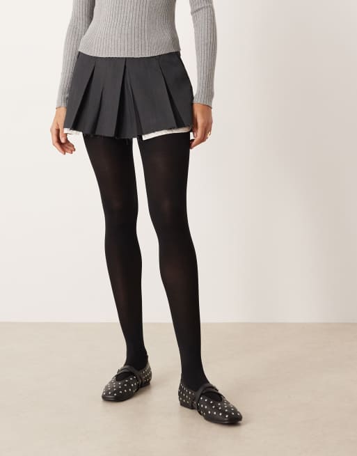 ASOS DESIGN – Svarta strumpbyxor, 120 denier, 2-pack, 2 av 3