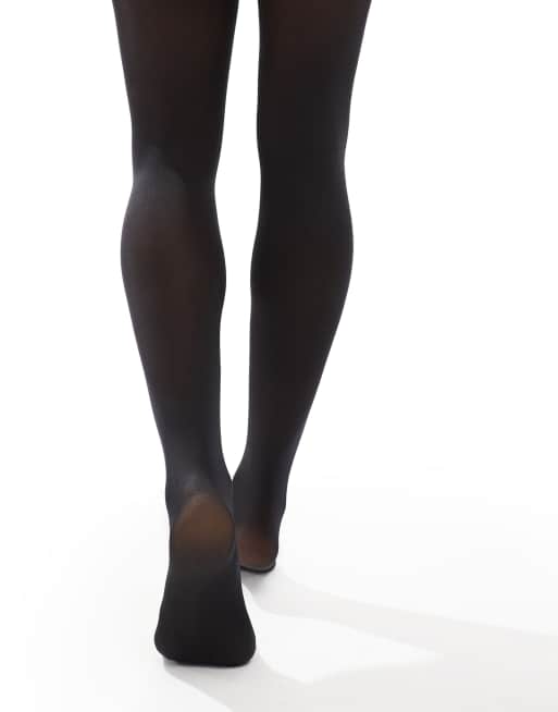 ASOS DESIGN – Svarta tights med stöd för mage, rumpa och lår på 40 denier , 2 av 3