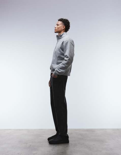 ASOS DESIGN – Svarttvättade jeans med raka ben - view 1