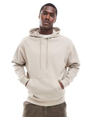 ASOS DESIGN - Sweat à capuche - Beige