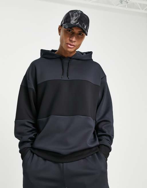 ASOS DESIGN - Sweat à capuche oversize épais - Noir