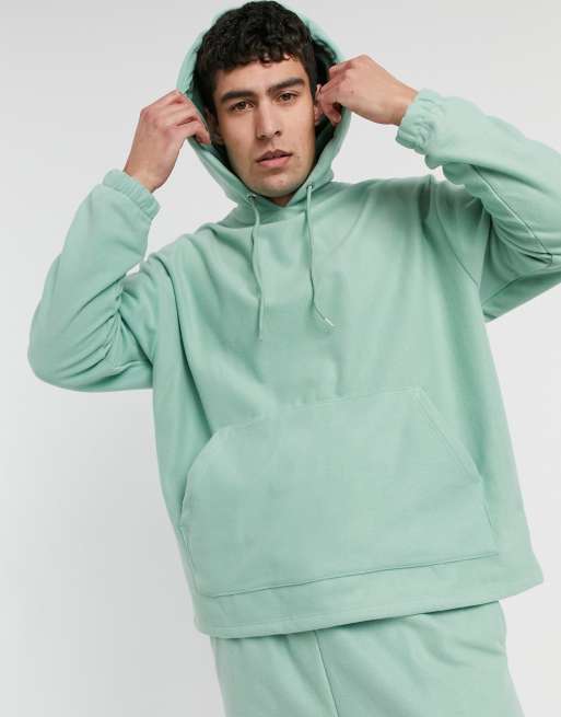 hoodie vert pastel