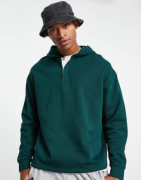Sweat-shirt oversize en color block style universitaire Asos Homme Vêtements Pulls & Gilets Pulls Sweatshirts Beige 