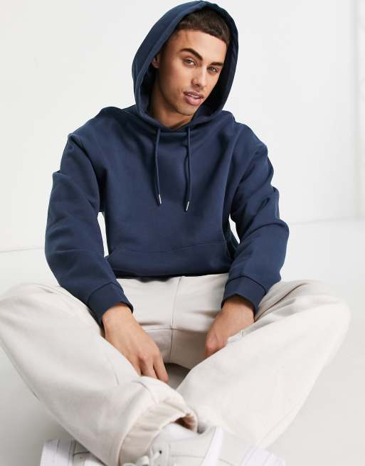 Sweat Capuche ASOS DESIGN Bleu pour Homme