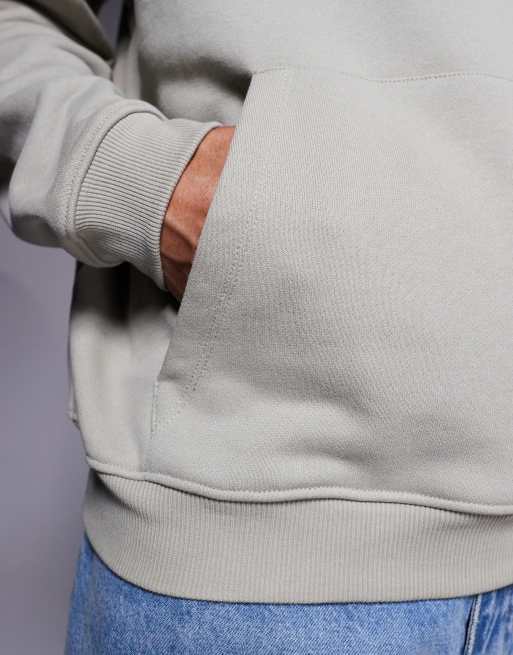 ASOS DESIGN - Sweat à capuche oversize en tissu épais 400 g/m<sup>2</sup> de qualité supérieure - Vert, 5 de 5