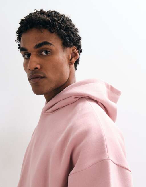 ASOS DESIGN sweat à capuche oversize extrême imprimé rose, 4 de 5