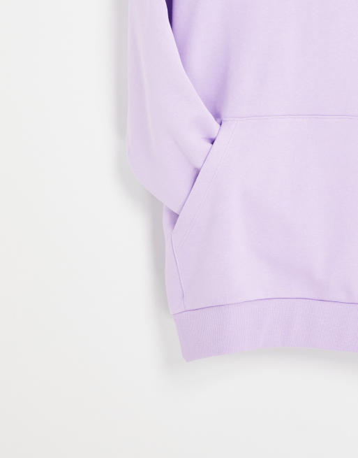 ASOS DESIGN Sweat capuche oversize Violet pastel