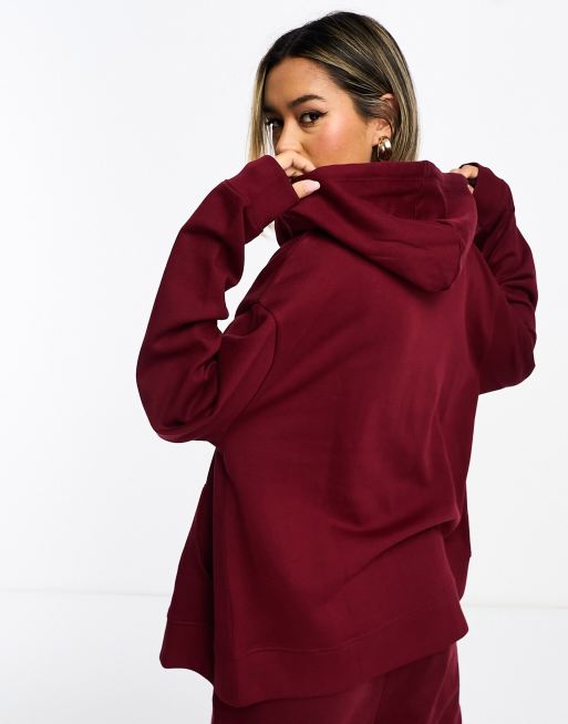 ASOS DESIGN - Sweat à capuche zippé - Bordeaux, 2 de 4