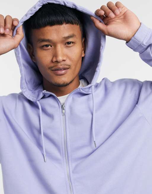 Sweat a capuche violet pastel new arrivals