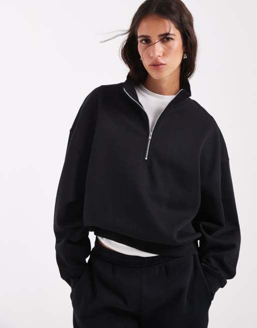 ASOS DESIGN - Mix & Match - Sweat à envers brossé - Noir, 2 de 6
