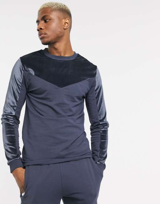 ASOS DESIGN - Ensemble en velours - Vert profond, 2 de 3