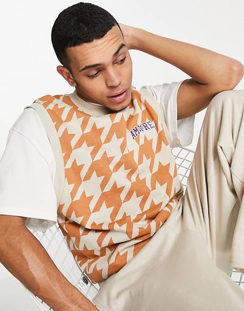 Asos Homme Vêtements Pulls & Gilets Pulls Sweatshirts Sweat densemble coupé cousu effet color block à imprimé graphique Crooked 
