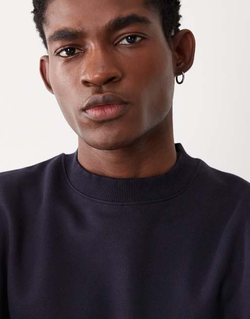 ASOS DESIGN - Sweat oversize en tissu épais 400 g/m² de qualité supérieure - Bleu marine  , 3 de 5