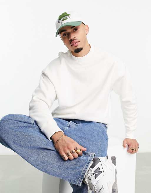 ASOS DESIGN - Sweat oversize épais - Blanc doux, 2 de 4