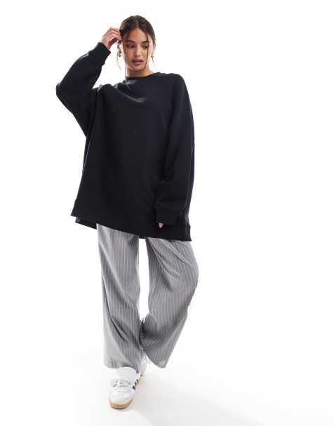 ASOS DESIGN - Sweat oversize épais - Noir - view 1